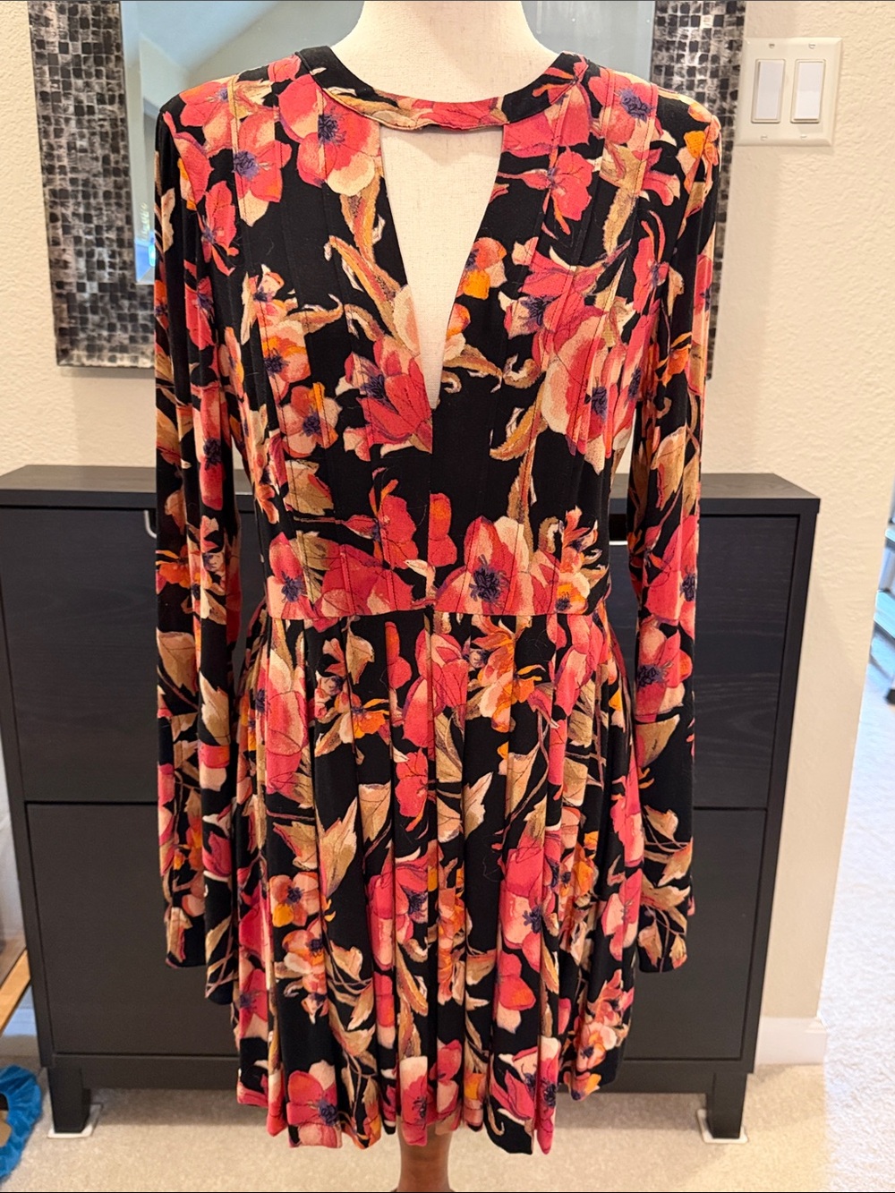 Free People Fabulous in Black and Coral